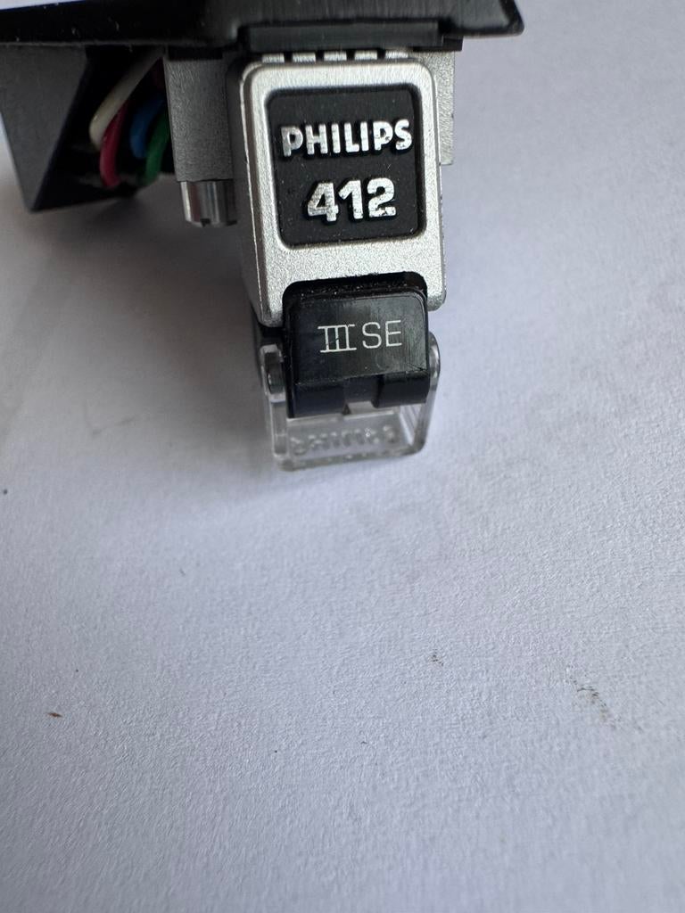 Philips GP412 element met super elliptic naald, Audio, Tv en Foto, Platenspelers, Ophalen of Verzenden, Zo goed als nieuw, Platenspeler-onderdeel