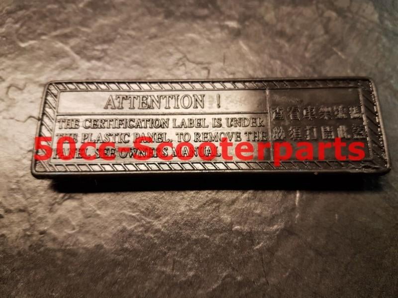 Framenummer Plaatje Sym Jet Basix 81132-H1A-000 Gebruikt, Motoren, Ophalen of Verzenden, -, -, -