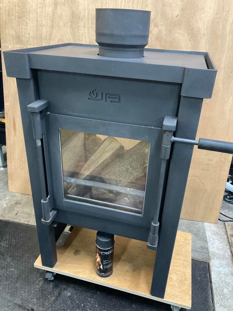 Jacobus 6 doorkijk houtkachel, Ophalen, Houtkachel, Zo goed als nieuw, Vrijstaand