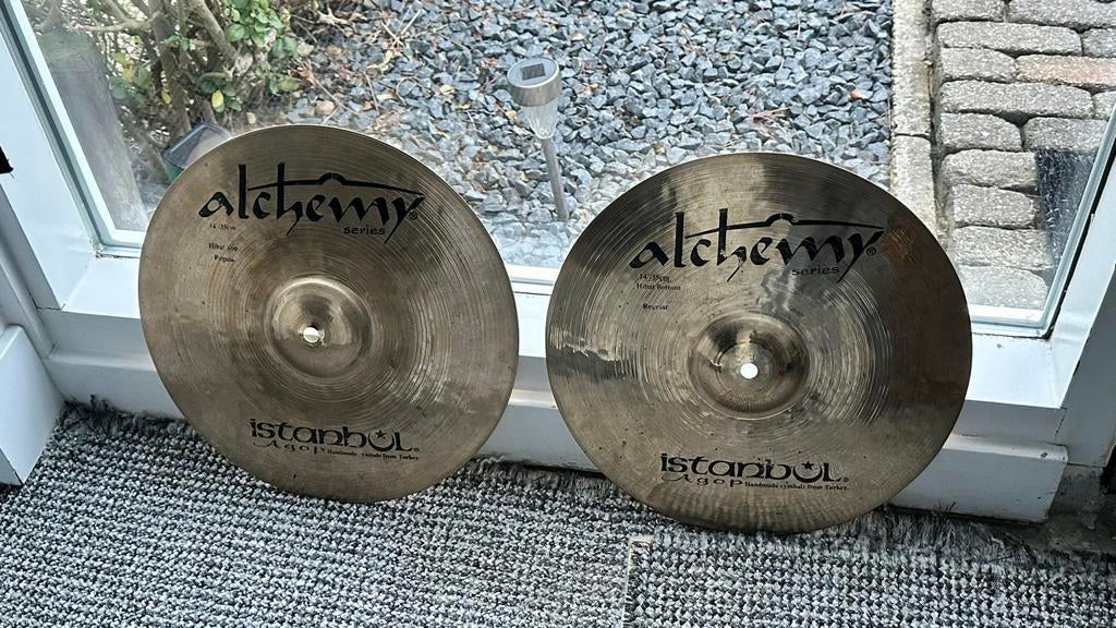 Istanbul Alchemy Agop Regular Hi Hats 14 inch, Muziek en Instrumenten, Ophalen of Verzenden, Zo goed als nieuw, Overige merken