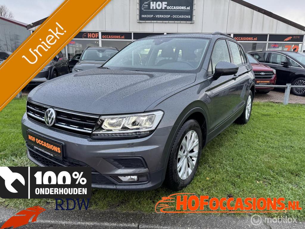Volkswagen Tiguan 1.5 TSI Comfortline 150pk NAVI/PDC/STOELVE, Auto's, Voorwielaandrijving, Stof, Zwart, 4 cilinders