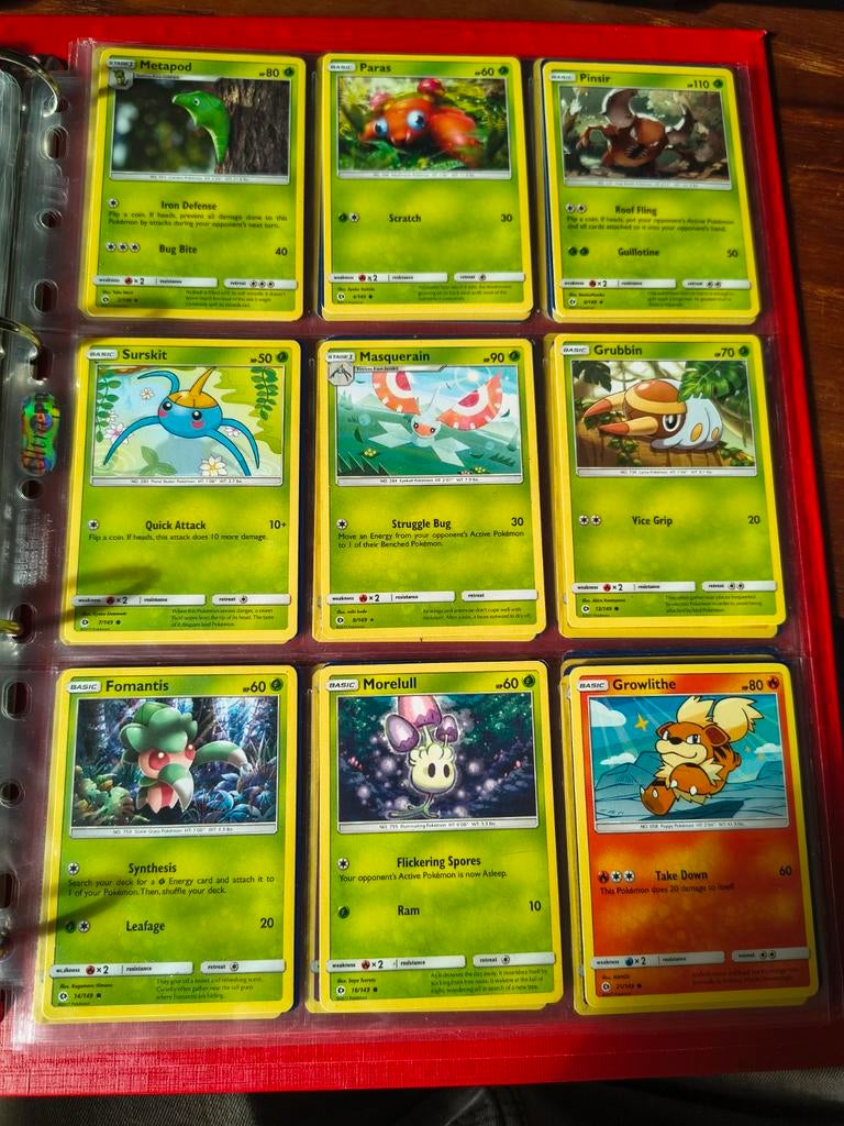 62 Pokémon kaarten Sun & Moon serie, inclusief Eevee, Ophalen of Verzenden