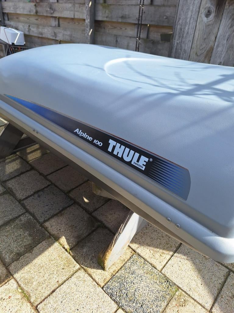 Thule alpine 100 dakkoffer, Auto diversen, Dakkoffers, Ophalen of Verzenden, Zo goed als nieuw
