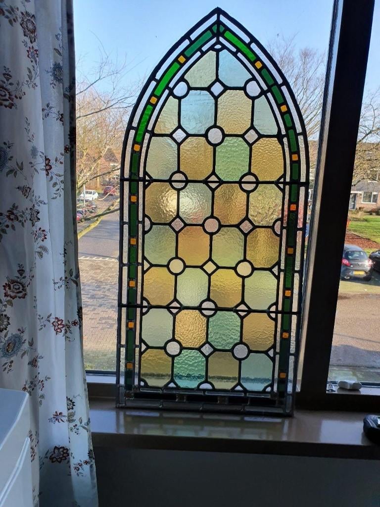 Punt Glas in lood paneel met stalen kern ( 3.16 ), Ophalen