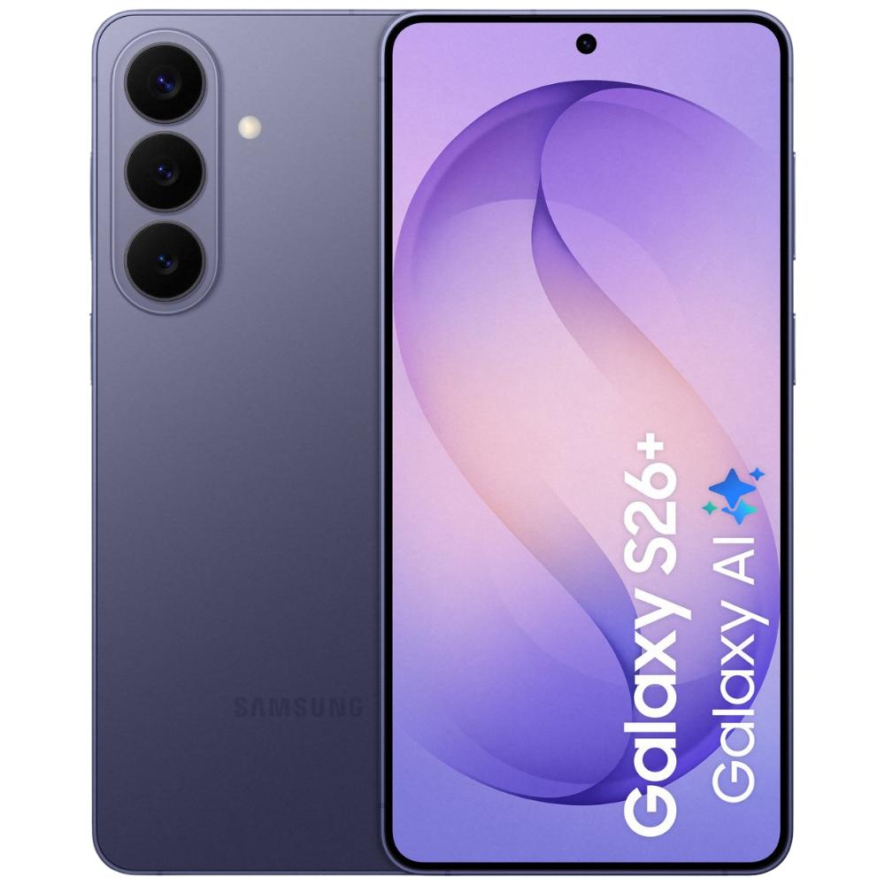 Samsung Galaxy S26 Plus - 256GB - Cobalt Violet, Store.nl@samsung.com, Paars, Touchscreen, Nieuw