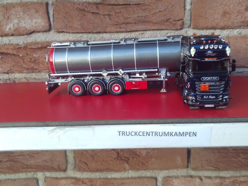 Tekno  Scania  R - Serie  Topline  van  SL  Logistics., Ophalen of Verzenden, Nieuw, Bus of Vrachtwagen, Tekno