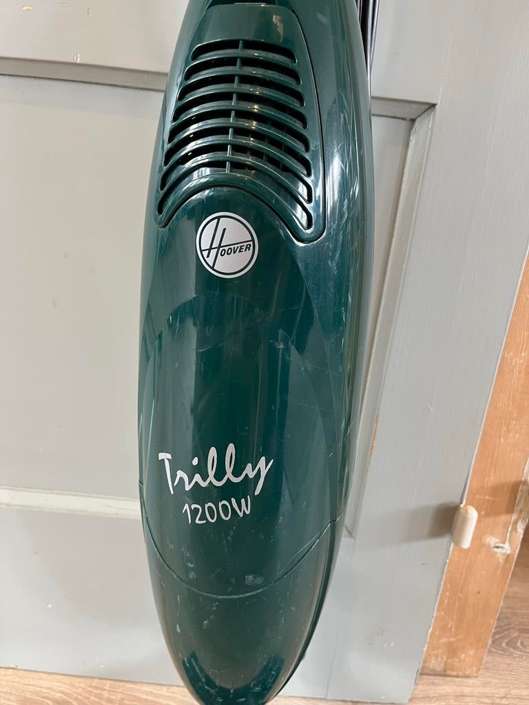 Hoover Trilly Steelstofzuiger 1200W - Groen, Witgoed en Apparatuur, Stofzuigers, Ophalen, Gebruikt, Stofzuiger, Reservoir