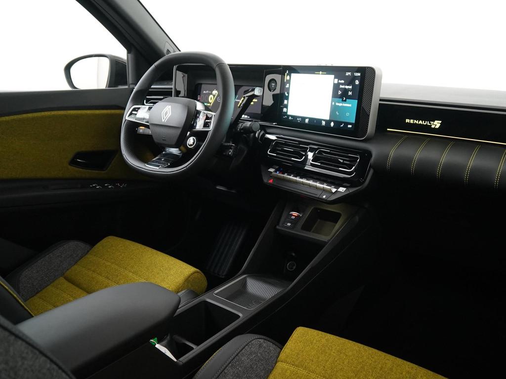 Renault 5 Comfort Range Iconic Cinq 52kWh 150PK | Harman/kar, Auto's, Renault, 12 maanden, Stof, Gebruikt, Blauw