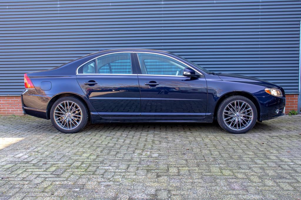 Volvo S80 2.5 T Momentum (bj 2007, automaat), Parkeersensor, Blauw, 2521 cc, Bedrijf