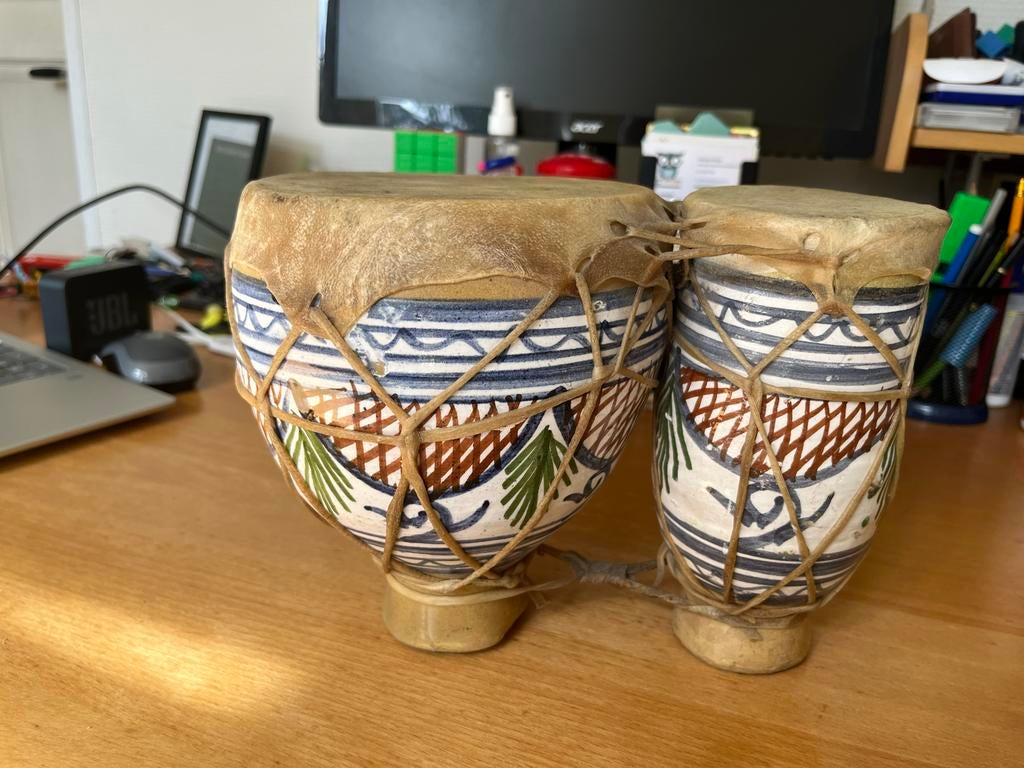 Marokkaanse trommel, Muziek en Instrumenten, Drumstellen en Slagwerk, Ophalen of Verzenden, Gebruikt, Overige merken