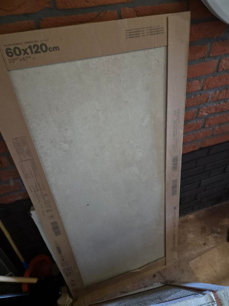 2x Vtwonen Raw Vloer- en wandtegel 60x120cm Sand, Doe-het-zelf en Verbouw, Tegels, Ophalen, 60 cm of meer, Nieuw, Minder dan 5 m²