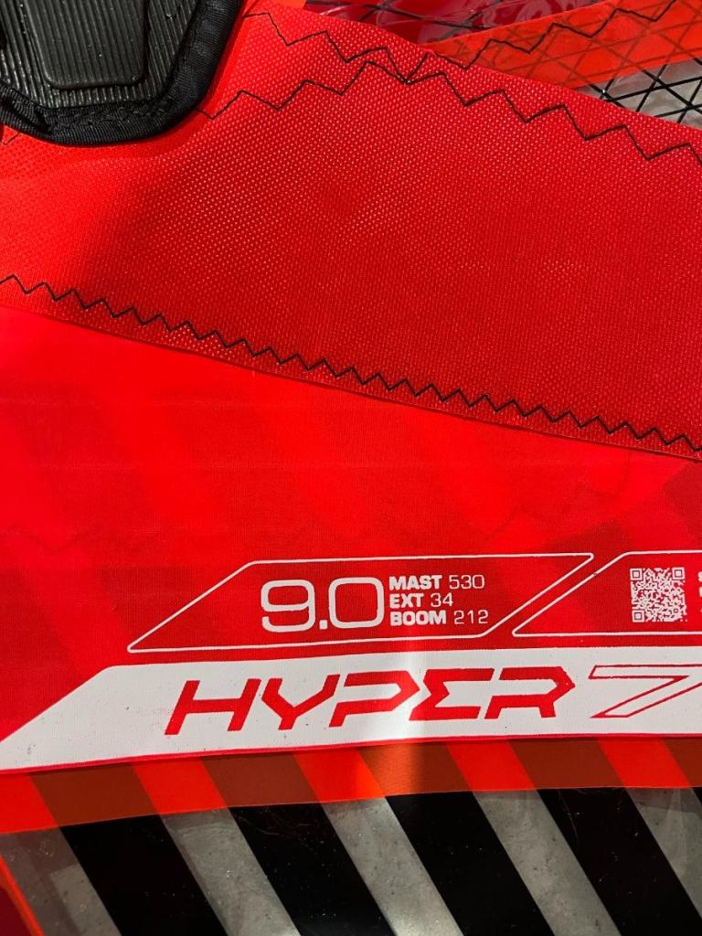 Severne Hyper 7 9.0, Niet ingevuld, 7 m² of meer, Niet ingevuld, Zeil