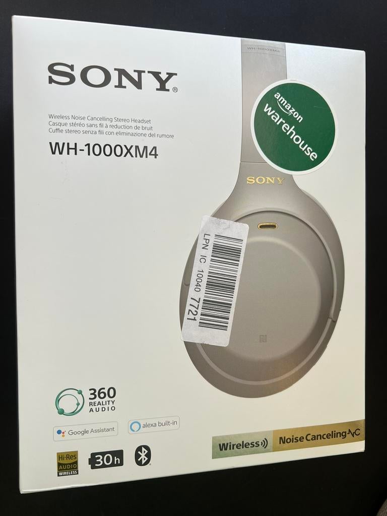 Sony WH-1000XM4 zilveren koptelefoon, Audio, Tv en Foto, Koptelefoons, Ophalen of Verzenden, Zo goed als nieuw, Over oor (circumaural)