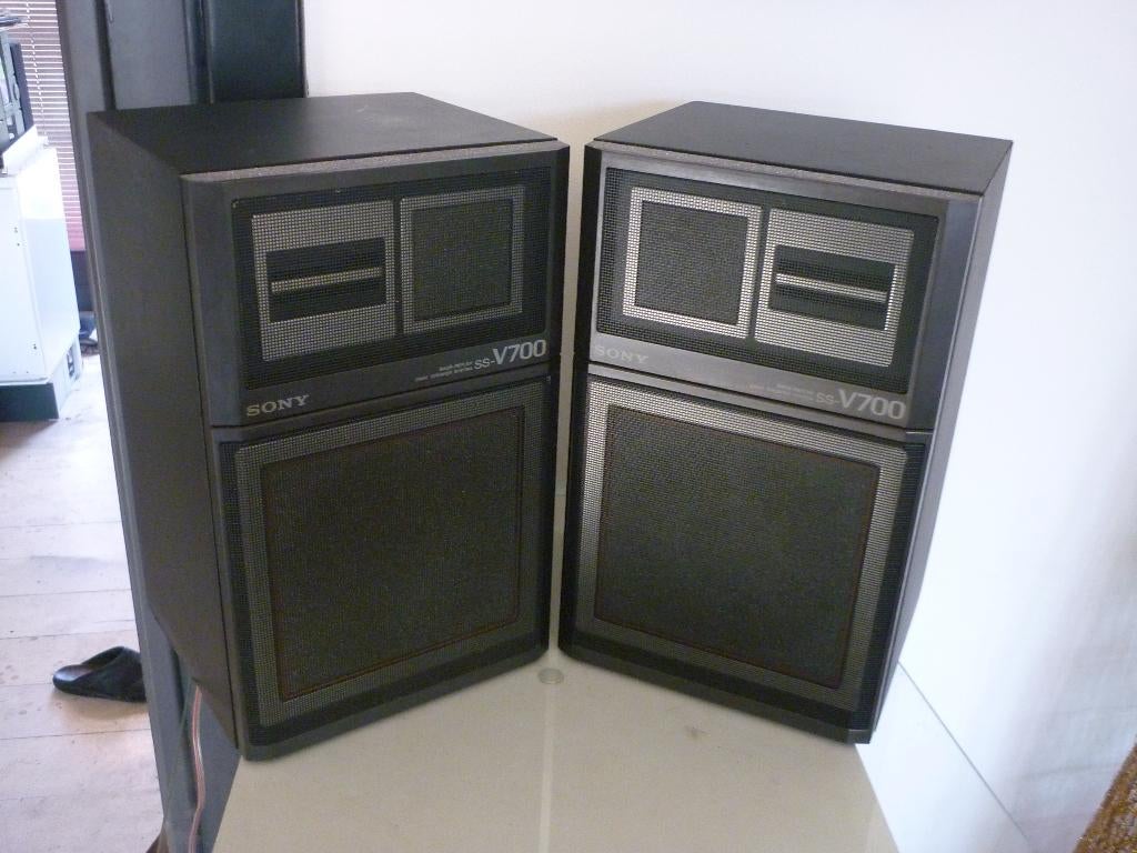 Sony SS-V700 set boxen speakers luidspreker vintage 1985, Gebruikt, Overige typen, Ophalen of Verzenden, 60 tot 120 watt