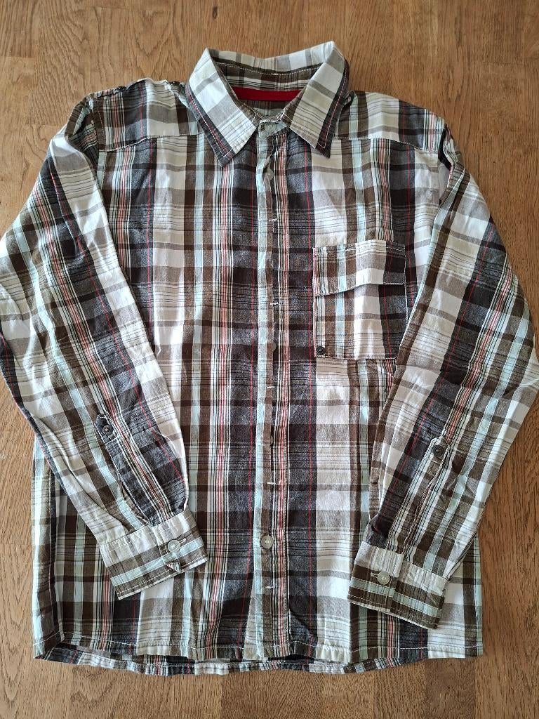 Ravagio overhemd blauw/wit/rood geruit, Anneonline, Steenbergen, Shop@wesell4u.nl, Overhemd of Blouse