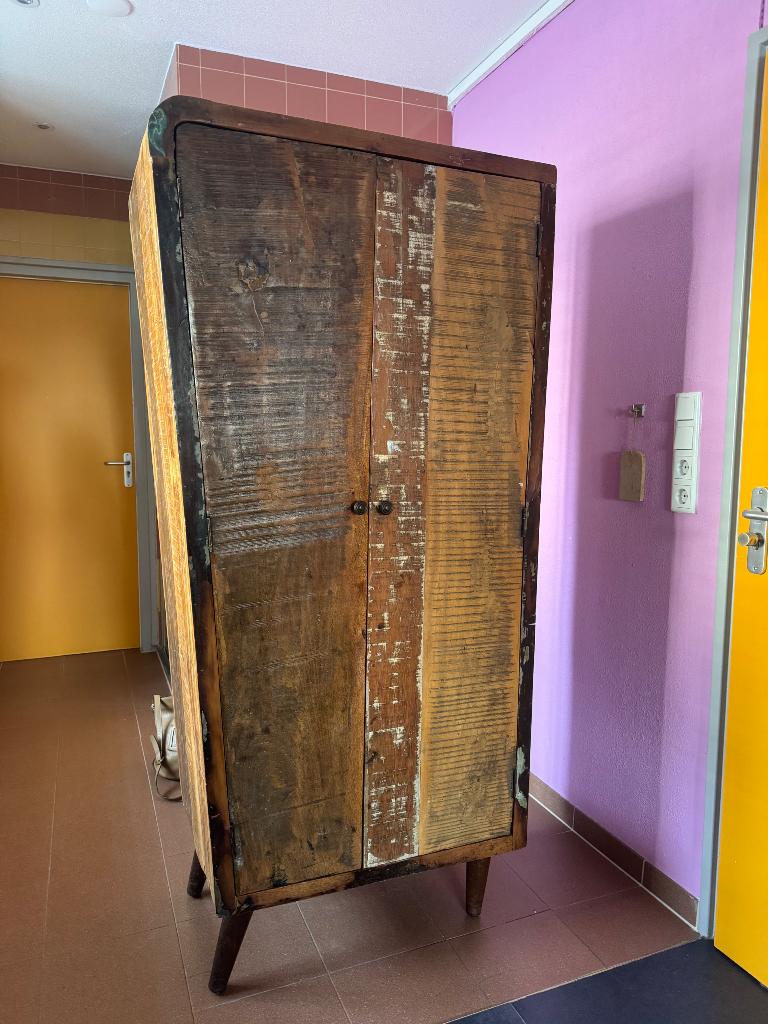 Houten kast, Huis en Inrichting, Kasten | Kledingkasten, Ophalen, 50 tot 100 cm, 150 tot 200 cm, 25 tot 50 cm