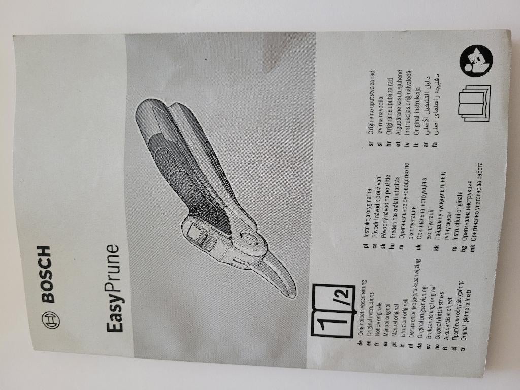 Bosch Easy Prune elektrische snoeischaar, Ophalen of Verzenden, Zo goed als nieuw, 20 t/m 29 mm, Bosch