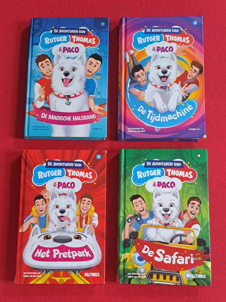 Rutger, Thomas & Paco - deel 1 tot 4, Ophalen, Zo goed als nieuw, Fictie algemeen