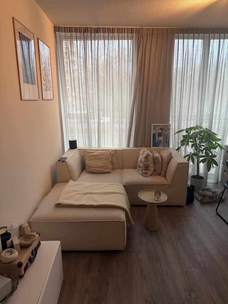 Lichte hoekbank Sofacompany Dane 193x193cm, Huis en Inrichting, Ophalen, Gebruikt, 100 tot 125 cm, Hoekbank