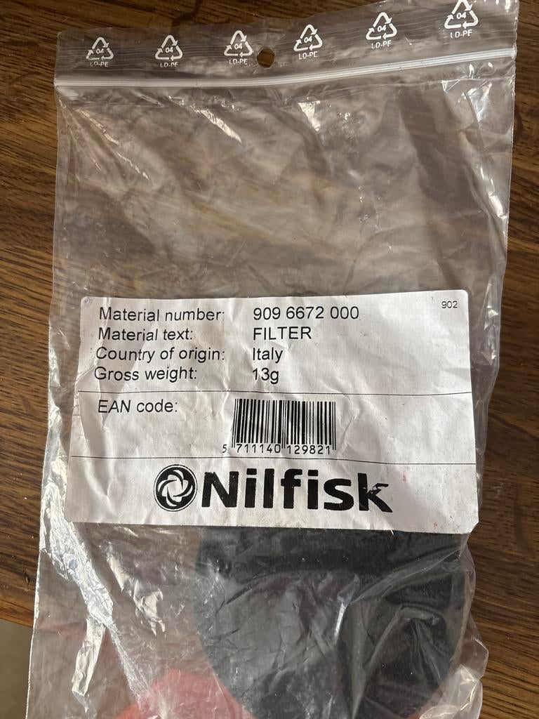 7x Nilfisk Filter - Nieuw, Stofzak, Stofzuiger, Nieuw, Ophalen of Verzenden