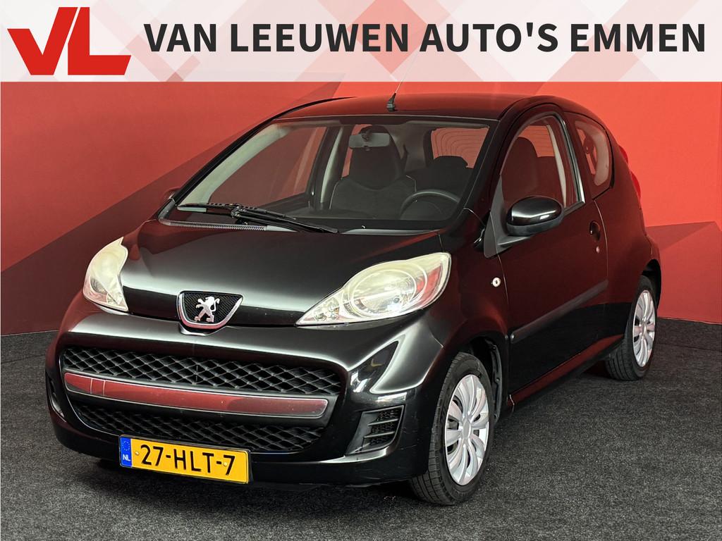 Peugeot 107 1.0-12V XS | Inruil Koopje | Zo Mee | APK 03-06-, Voorwielaandrijving, Stof, Gebruikt, Zwart