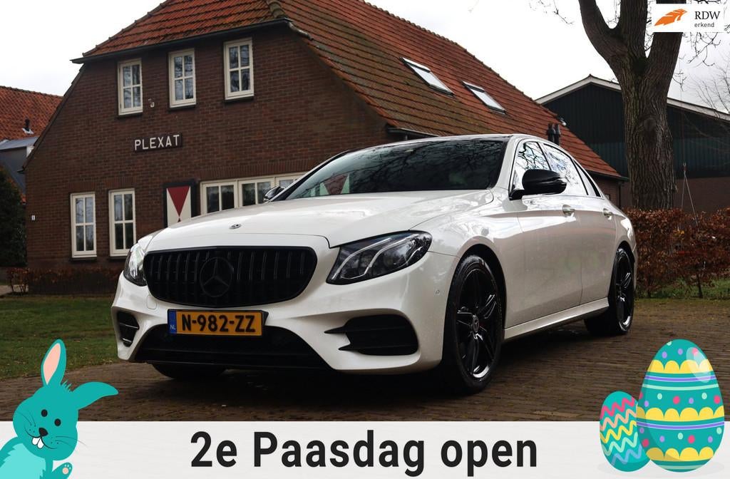 Mercedes-Benz E-klasse 200 Prestige Aut. | 43-AMG Uitgevoerd, Automaat, Achterwielaandrijving, Gebruikt, 4 cilinders