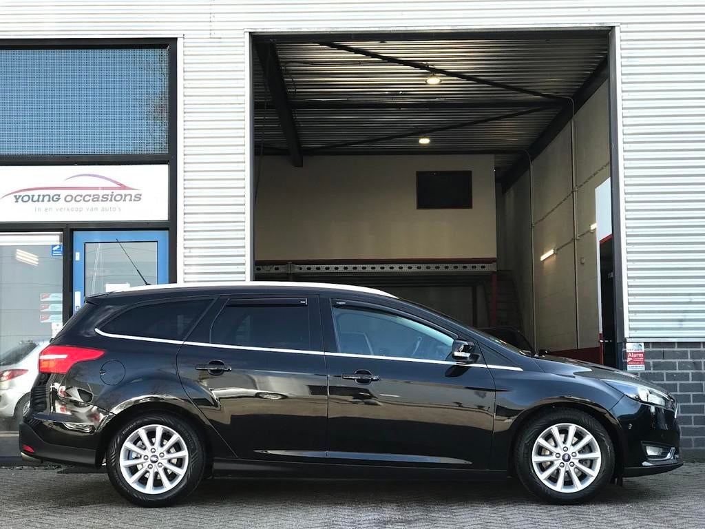 Ford Focus Wagon 1.5 Titanium Edition|Clima|ECC|Cruise|Keyle, Euro 6, 4 cilinders, 150 pk, Zwart