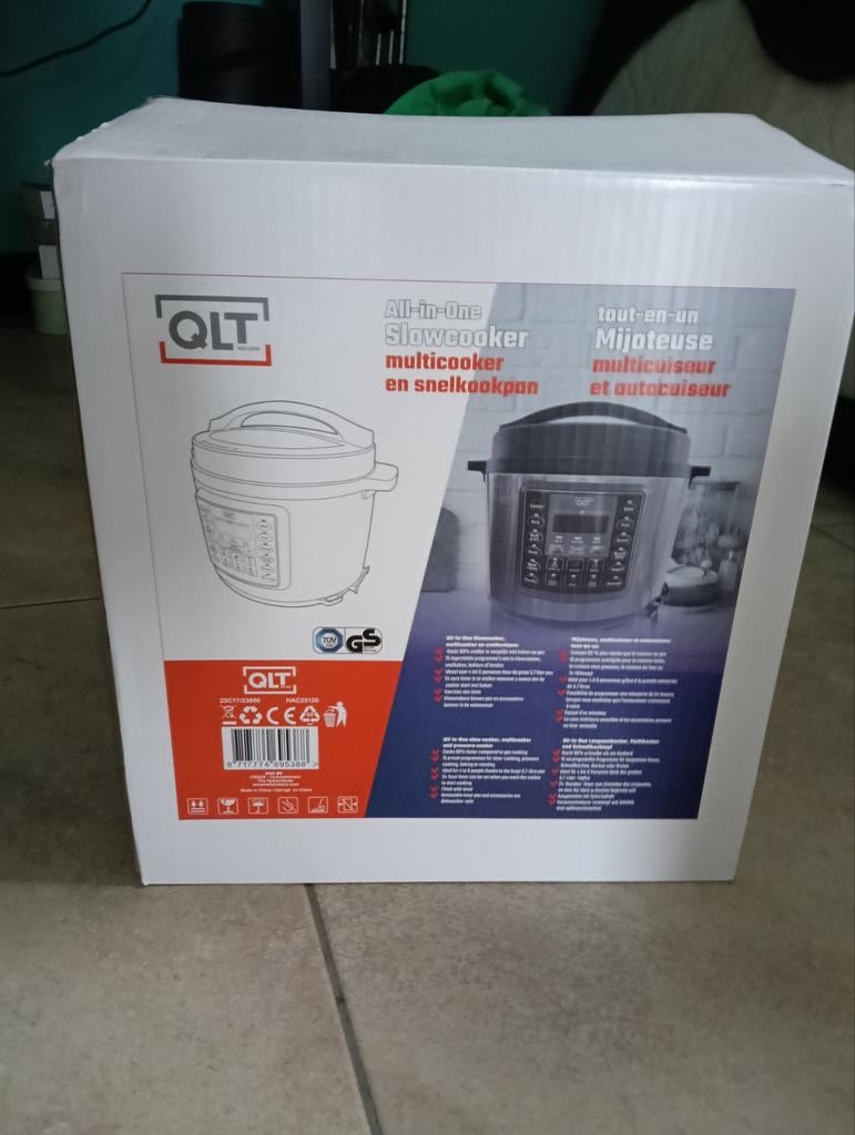 QLT All-in-One Slowcooker, multicooker, Witgoed en Apparatuur, Slowcookers, Ophalen of Verzenden, Nieuw
