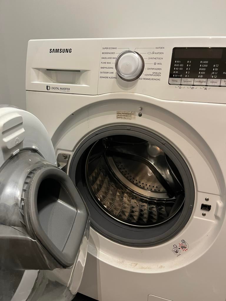 Samsung Wasmachine 8kg EcoBubble & Digital Inverter, Witgoed en Apparatuur, Wasmachines, Ophalen, 1200 tot 1600 toeren, 8 tot 10 kg