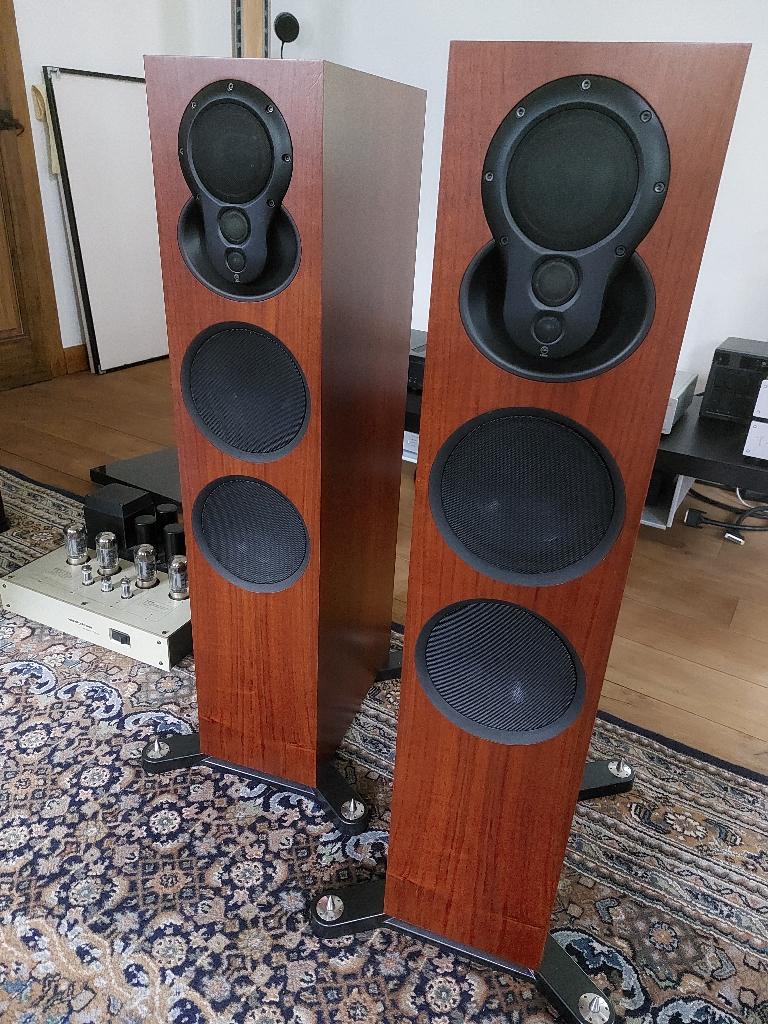 Linn Akurate 242 Rosenut - Black, Audio, Tv en Foto, Zo goed als nieuw, 120 watt of meer, Front, Rear of Stereo speakers, Ophalen
