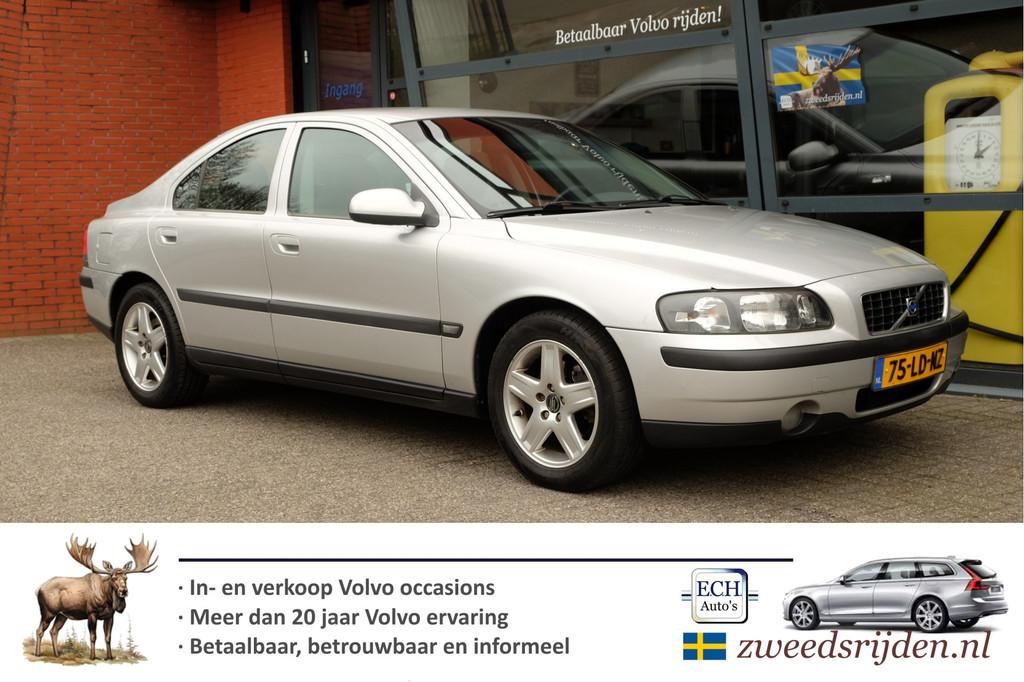 Volvo S60 2.4 170 pk Aut. Edition, Dolby Surround, Trekhaak, Gebruikt, Met garantie (alle), Bedrijf, 2435 cc