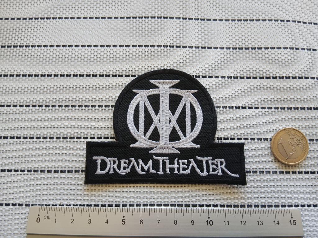 Dream Theater shaped logo patch 13 metal, Verzenden, Nieuw, Kleding