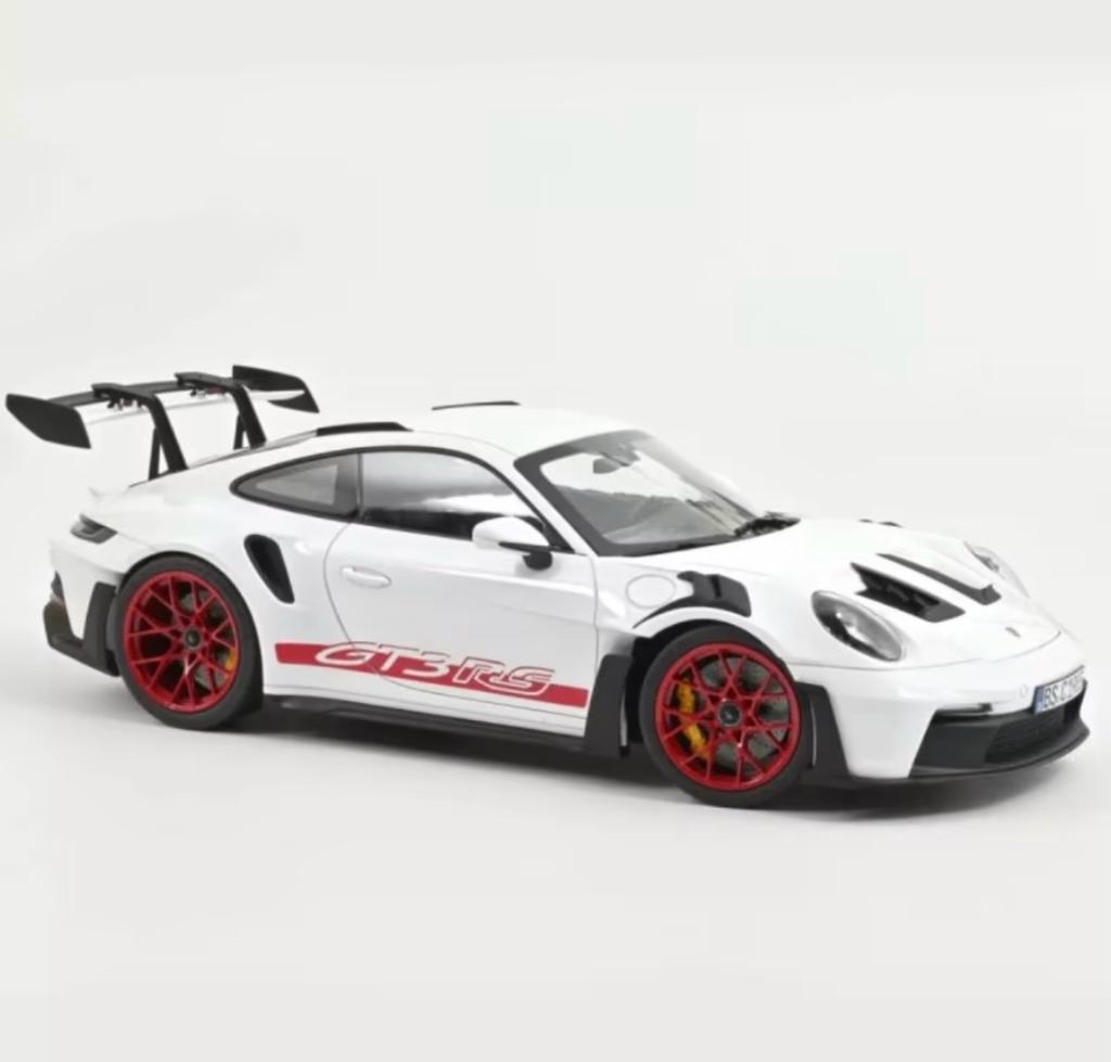 Porsche 911 GT3 RS 2022 Wit & Pyro rood 1/12 NOREV R. 127530, Verzenden, Nieuw, 1:9 t/m 1:12, Auto
