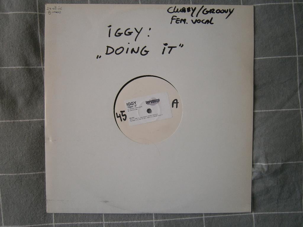 Igor "Iggy" Valente – Doin' It. 2006. Groovy, Electro, House, Ophalen, Zo goed als nieuw, 12 inch, Dance Populair