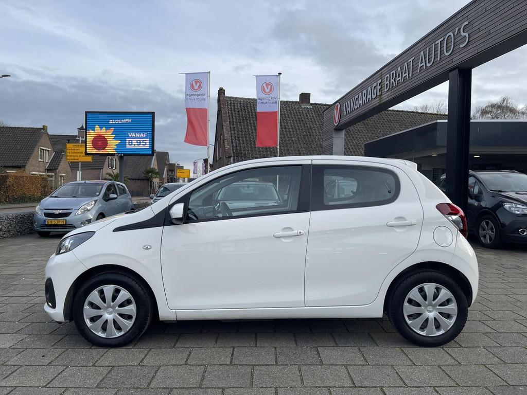 Peugeot 108 1.0 e-VTi l AIRCO l BLUETOOTH l RIJKLAAR!, Voorwielaandrijving, Stof, Gebruikt, Euro 6