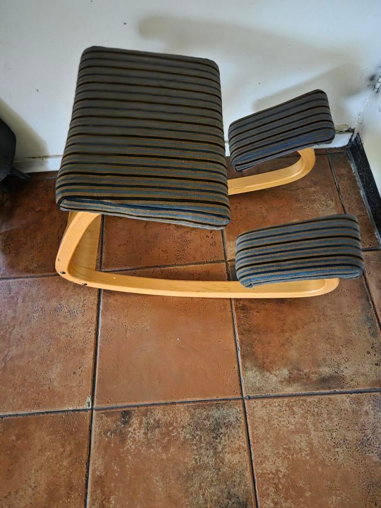 Stokke Variable balans kniestoel, Ophalen of Verzenden, Gebruikt, Blauw, Eén