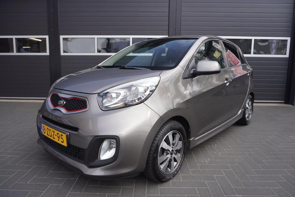 Kia Picanto 1.0 CVVT X-treme Airco, Auto's, Kia, Voorwielaandrijving, Euro 5, Gebruikt, Zwart