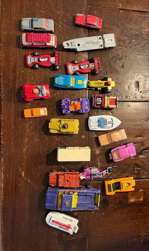 Partij van 21 Matchbox en Schuco speelgoedauto's, Ophalen of Verzenden, Gebruikt
