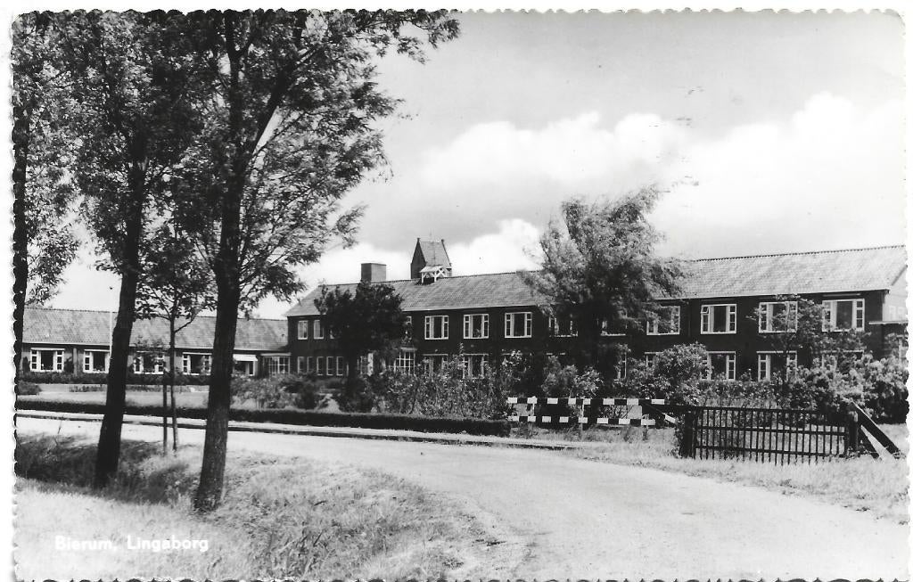 Bierum;  Lingaborg, Verzenden, 1940 tot 1960, Gelopen, Groningen
