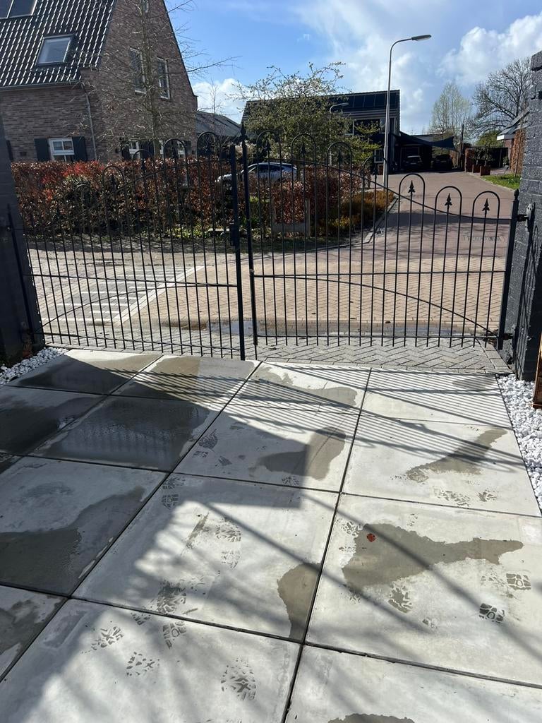 Inrij poort /sierpoort/  / dubbele poort, Ophalen of Verzenden, Zo goed als nieuw, IJzer