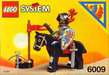 Lego Castle Black Knights 6009 Black Knight, Ophalen of Verzenden, Zo goed als nieuw, Complete set, Lego