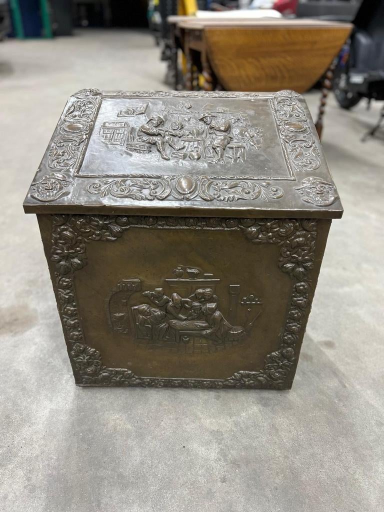 Antieke turf kist, Ophalen