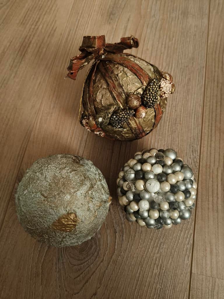 Kerstballen ter decoratie, Ophalen of Verzenden, Zo goed als nieuw