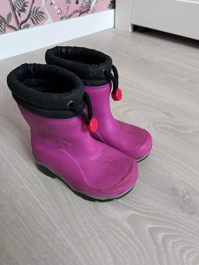 Maat 26 Dunlop snowboots, gevoerde laarzen, Kinderen en Baby's, Kinderkleding | Schoenen en Sokken, Ophalen, Gebruikt, Jongen of Meisje
