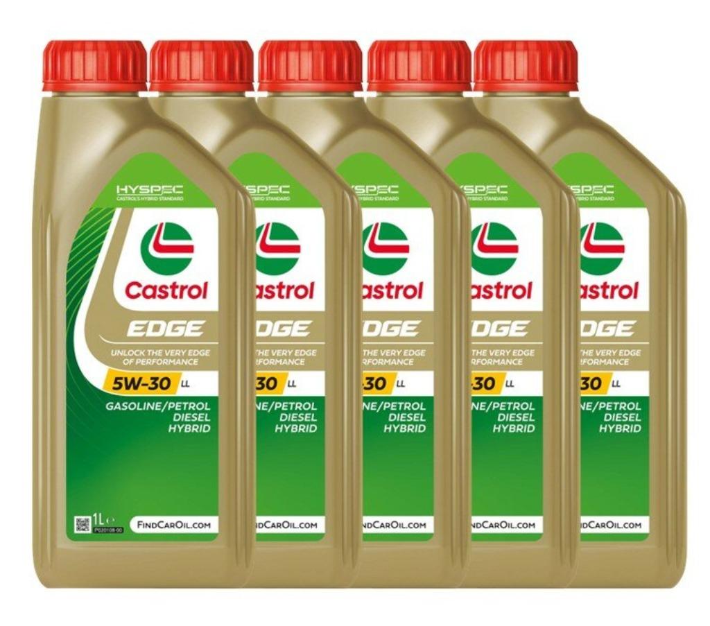 Castrol Edge Titanium 5W-30 LL voordeelpak (4L+1L), Auto diversen, Onderhoudsmiddelen, Verzenden