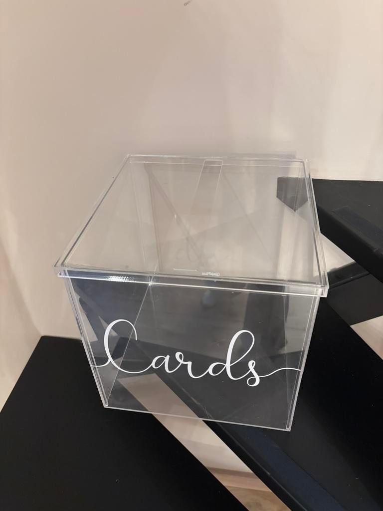 Doorzichtige enveloppendoos, Hobby en Vrije tijd, Ophalen, Zo goed als nieuw