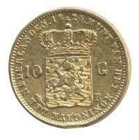 Nederland Gouden tientje 1824 Willem 1, Postzegels en Munten, Munten | Nederland, Koning Willem I, Losse munt, 10 gulden, Goud