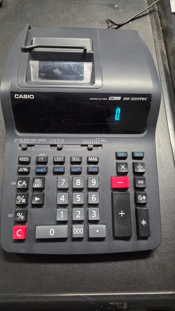 Casio DR-320TEC rekenmachine met printer, Ophalen of Verzenden