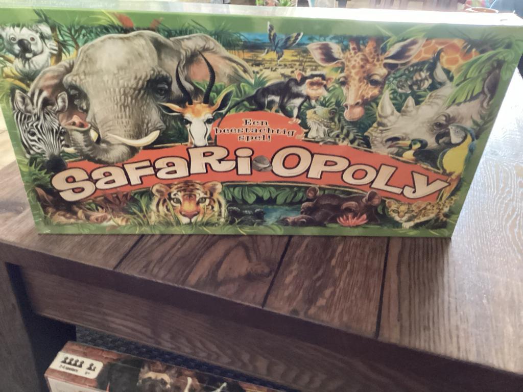 Safari Opoly Bordspel, Hobby en Vrije tijd, Gezelschapsspellen | Bordspellen, Vijf spelers of meer, Ophalen, Nieuw