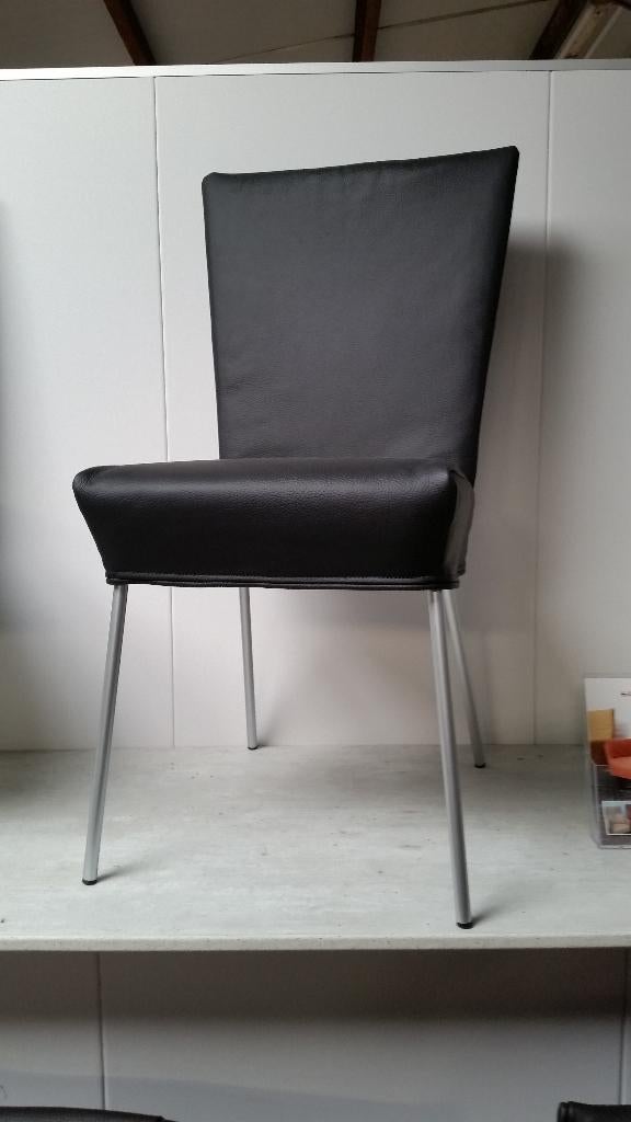 Label Orea eetkamerstoelen Gerard van den Berg refurbished, Label Design, Verzenden, Zwart, Nieuw